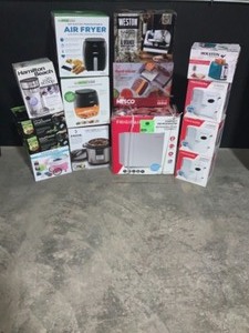 PALLET OF ASSORTED KITCHEN APPLIANCES. SEE PICTURES