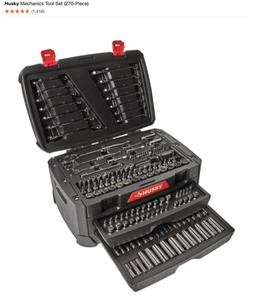 HUSKY MECHANICS TOOL SET (270 PIECE) SEE PICTURES