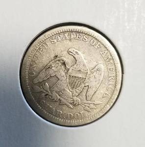 1856 US SEATED QUARTER