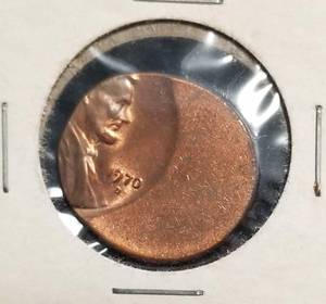 1970-D ERROR 60% OFF-CENTER US MEMORIAL CENT