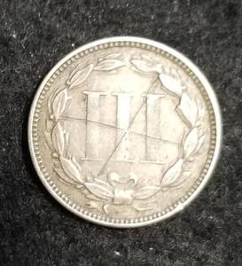 1874 US THREE CENT NICKEL