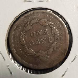 1839 US BRAIDED HAIR LARGE CENT