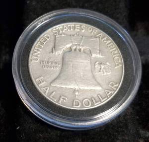 1963 FRANKLIN HALF DOLLAR IN AIRTITE