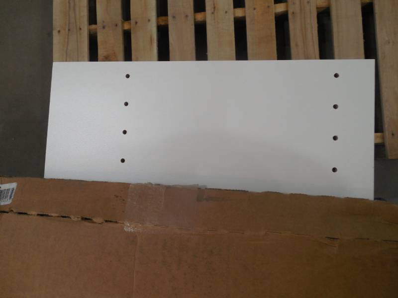 14 in. x 48 in. Classic White Wood Vertical Panels (2-Pack)