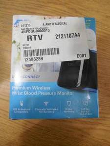 A&D Medical Ultra Connect Wireless Wrist Blood Pressure Monitor