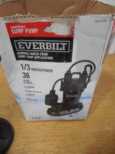 13 HP Submersible Aluminum Sump Pump with Tethered Switch by Everbilt
