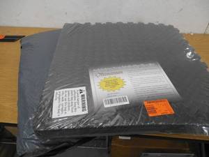 (2) Multi-Purpose Black 24 in. x 24 in. EVA Foam Interlocking Anti-Fatigue Exercise Tile Mat (6-Pack)