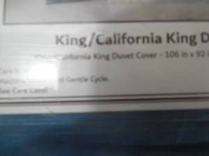 Prewashed Microfiber Natural Wrinkle 3-Pc. Duvet Cover Set - KingCal. King