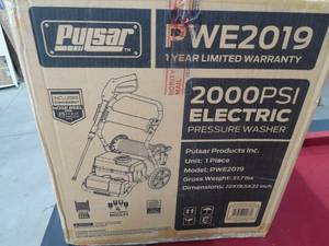 2,000 PSI, 1.6 GPM Electric Pressure Washer with Hose Reel and Built-in Soap Tank
