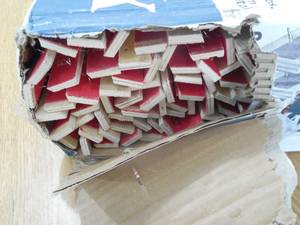 Poplar 1 in. Wide x 4 ft. Long Carpet Tack Strip for Concrete Subfloors (100-Pack)