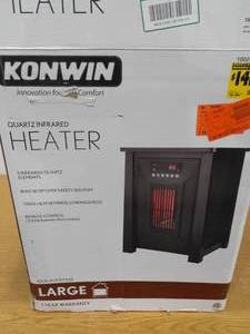 1,500-Watt Electric Infrared Space Heater with Remote Control