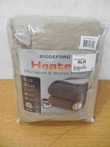 Biddeford Microplush with Sherpa Electric Heated Blanket - Full