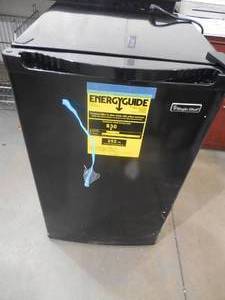 Magic Chef 4.4 Cu. Ft. Refrigerator with Full-Width Freezer- Black