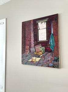 lot 5 image: Original impressionist oil painting by Slater. 