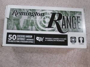 lot 3 image: Remington Range 9mm Luger 115 grain...