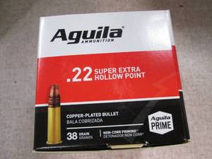 lot 16 image: Aguila Ammunition .22 Super Extra H...