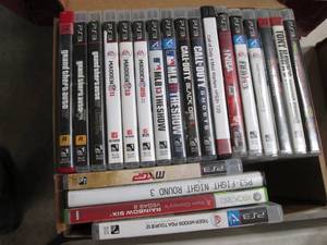 lot 37 image: Large Lot of 20 PS3 (Playstation3) ...