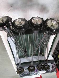 lot 66 image: Lot of 9 fuel tank gauges with Cork...