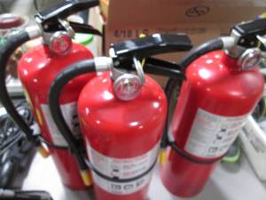lot 82 image: Lot of 3 Fire Extinguishers...