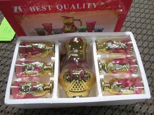 lot 116 image: Best Quality 7 PC. CupGoblet & Pit...