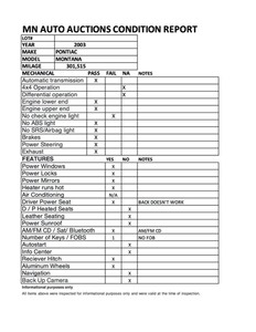 2003 Pontiac Montana