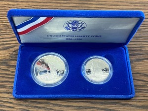 Commemorative Silver Dollar and Half Dollar