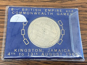 Jamaica Games Coin & Gibraltar Medal