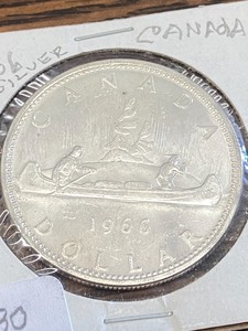 1966 Canadian Silver Dollar