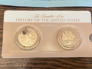 The Franklin Mint Solid Bronze Coins