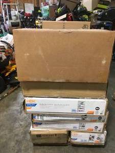 Pallet with assorted Shelving Storage Units varius models and conditions  see pictures