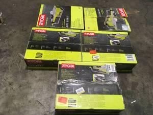 Lot of Ryobi 7 in Tile Saws open box customer returns various conditions see pictures