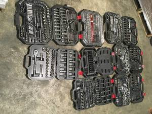Lot of assorted Husky Mechanic Tool Sets Customer Returns various conditions see pictures