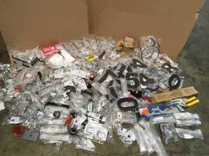 Lot of assorted Hardware, doordrawer knobs and more see pictures