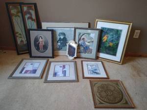lot 32 image: Eleven Pieces of Artwork