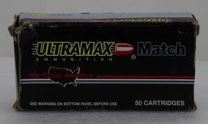 lot 3 image: 50 UltraMax MATCH GRADE 44Mag 240gr HJP Cartridges