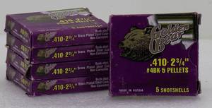 lot 7 image: 25 Golden Bear .410 2-34 #4BK 5Pellets