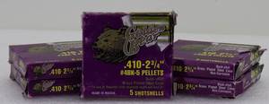 lot 9 image: 25 Golden Bear .410 2-34 #4BK 5Pellets