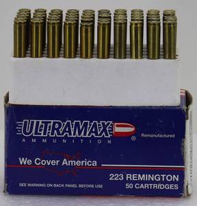lot 11 image: 50 .223 Cartridges.