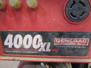 lot 6 image: Generac 4000XL Generator
