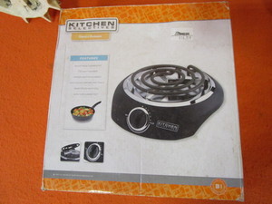 lot 56 image: Lawn Sprinkler, Camp Cooktop, Alum Bats, ShelfCoat Hanger