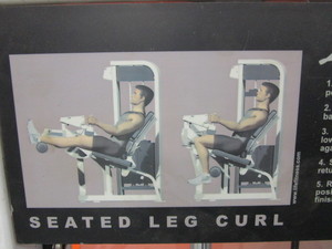lot 70 image: Life Fitness Leg Curl Machine