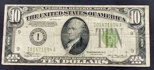 1934 $10.00 Note