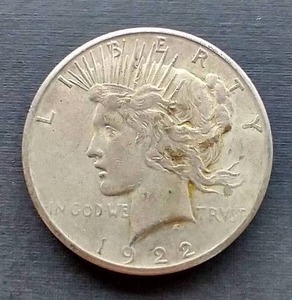 1922-S Peace Dollar