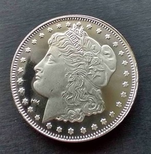 Morgan Style 1 Oz. Silver Round