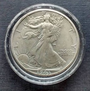 1943-D Walking Liberty Silver Half Dollar