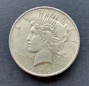 1926 Peace Dollar