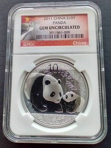 2011 Silver Panda - GradedSlabbed