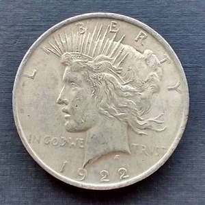 1922 Peace Dollar