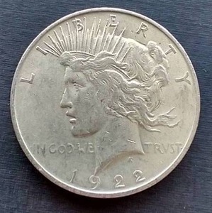 1922 Peace Dollar