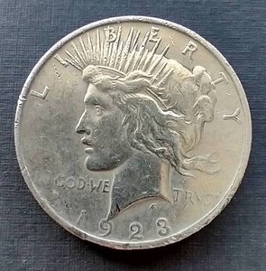 1923 Peace Dollar